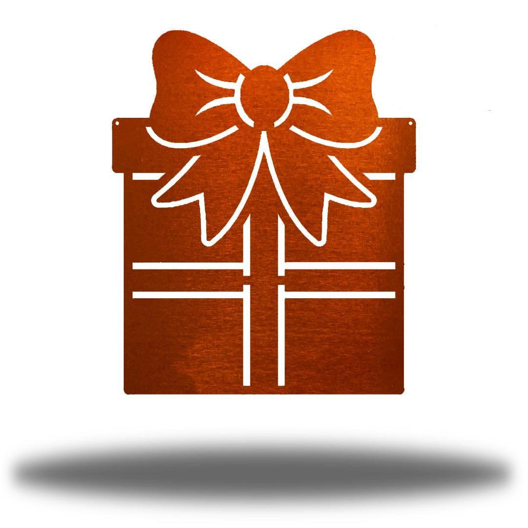 Riverside Designs-Classic Christmas Present-Metal Wall Art Décor